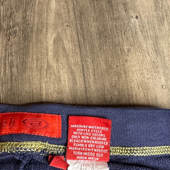 Y2k Blue Flare Jeans with Yellow Stripe - Picture 4 of 10